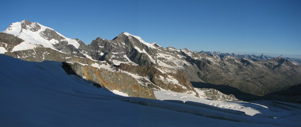 Dal ghiacciaio del Pizzo Palù - 29 giugno 08